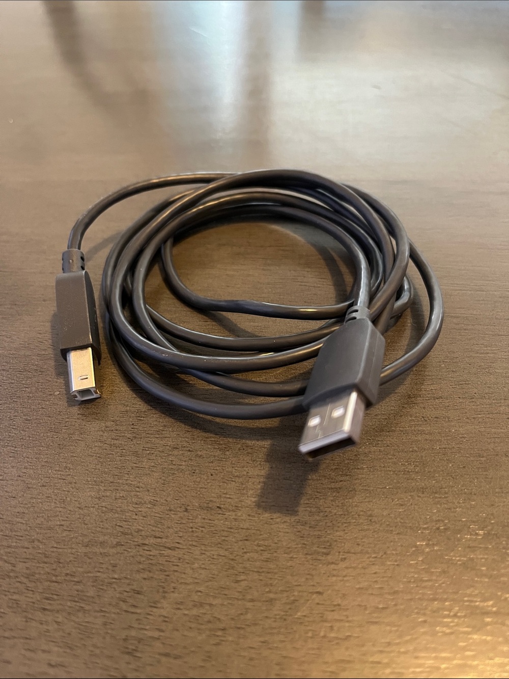 Black USB printer Cable usb cord
